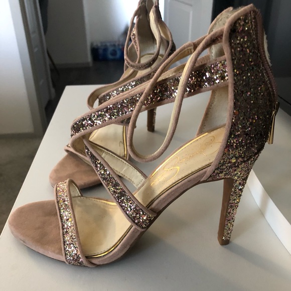 Jessica Simpson Multicolor Glitter Heels - Picture 2 of 2
